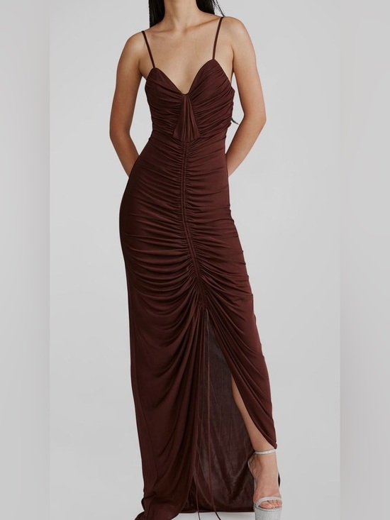 Zac Posen Dresses & Skirts - NWT! Zac Posen Jersey Draped Dress Espresso